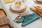Set of Six Grace Recycled Cotton Napkins