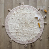 Mallen Round Children's Rug with Polka Dots