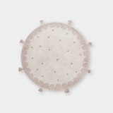 Mallen Round Children's Rug with Polka Dots