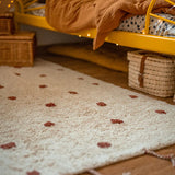 Nümi Ambre Washable Cotton Children's Rug with Polka Dots